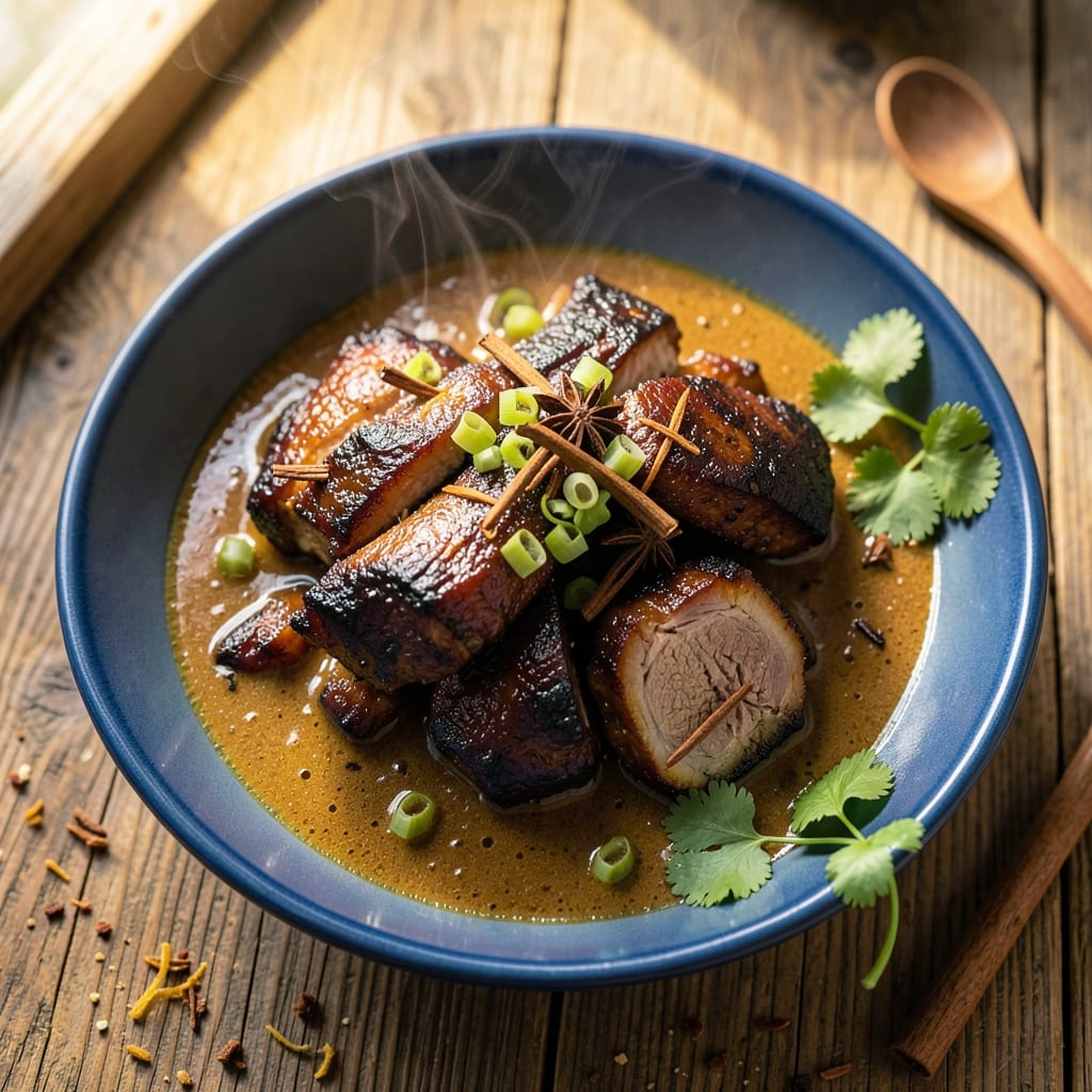 Black Pork Curry Sinhala Recipe: Spiced Coconut Milk Symphony