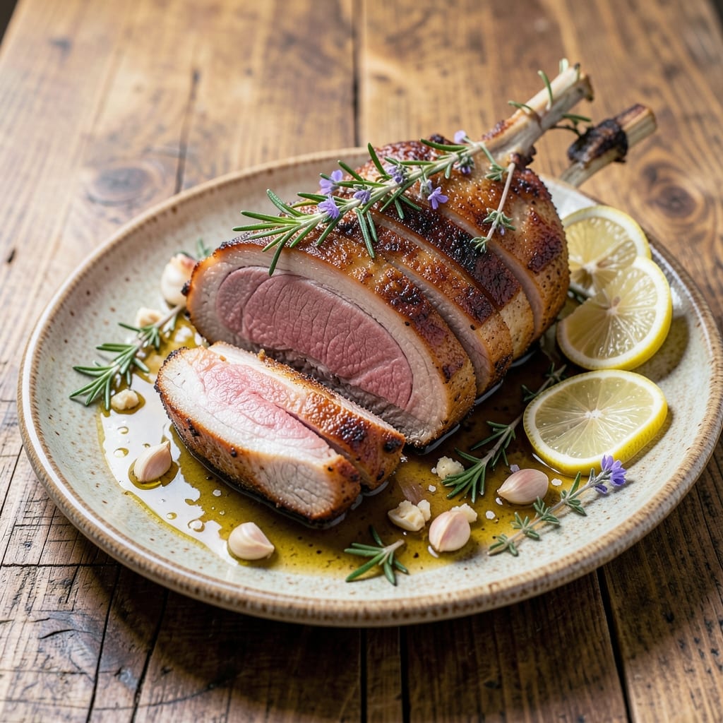 Bobby Flay's Pork Roast Recipe: Garlic-Herb Crust With Moist Pink Center