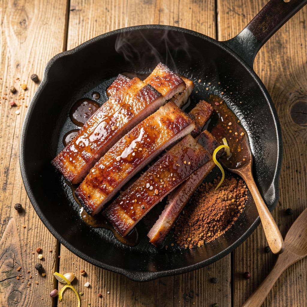 BBQ Pork Spareribs Recipe: Smokehouse Crisp With Fall-Off-Bone Tenderness