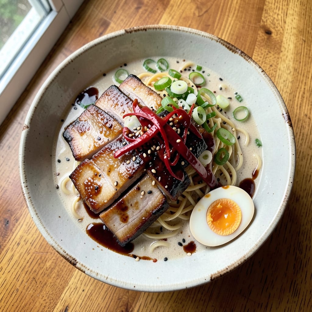 BBQ Pork Ramen Recipe: Smoky-Sweet Noodle Bowl With Crispy Pork Bites