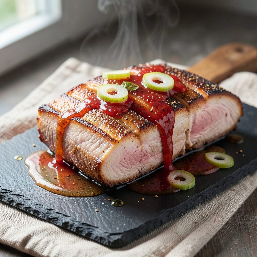 Bobby Flay's Pork Belly Recipe: Five-Spice Crust With Crackling Skin