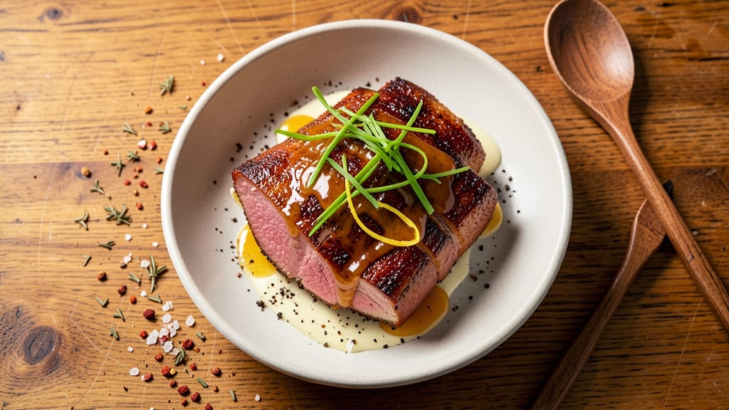 Airfryer Pork Loin Recipe: Juicy Pink Core With Crispy Celery Crown