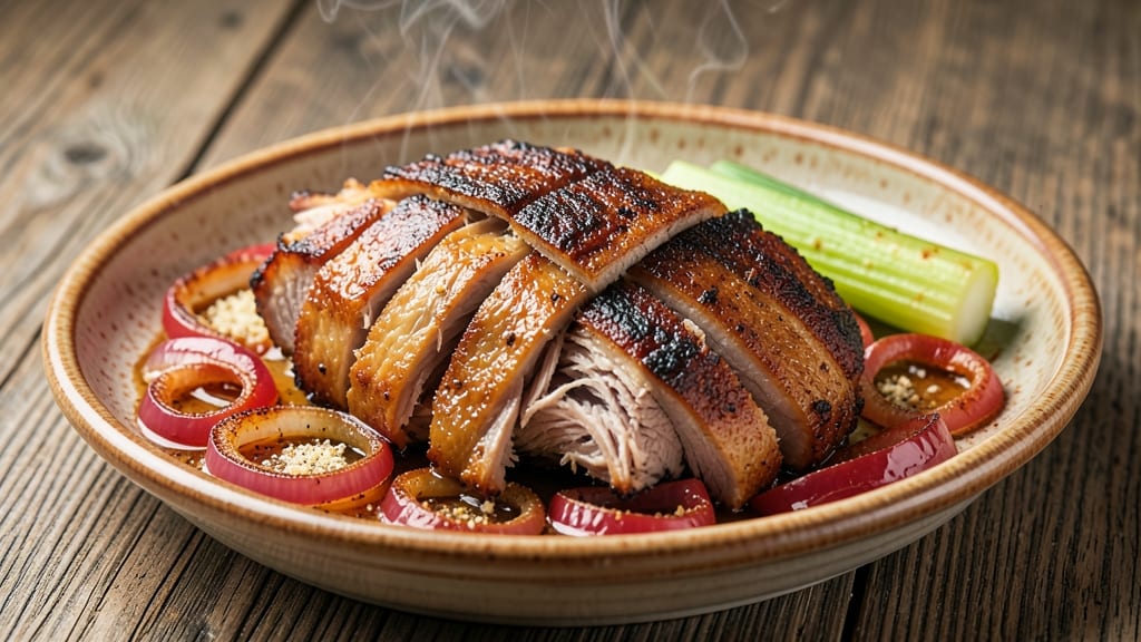 Famous Pulled Pork Recipe: Smoky Chipotle Heat With Celery Crown Crunch