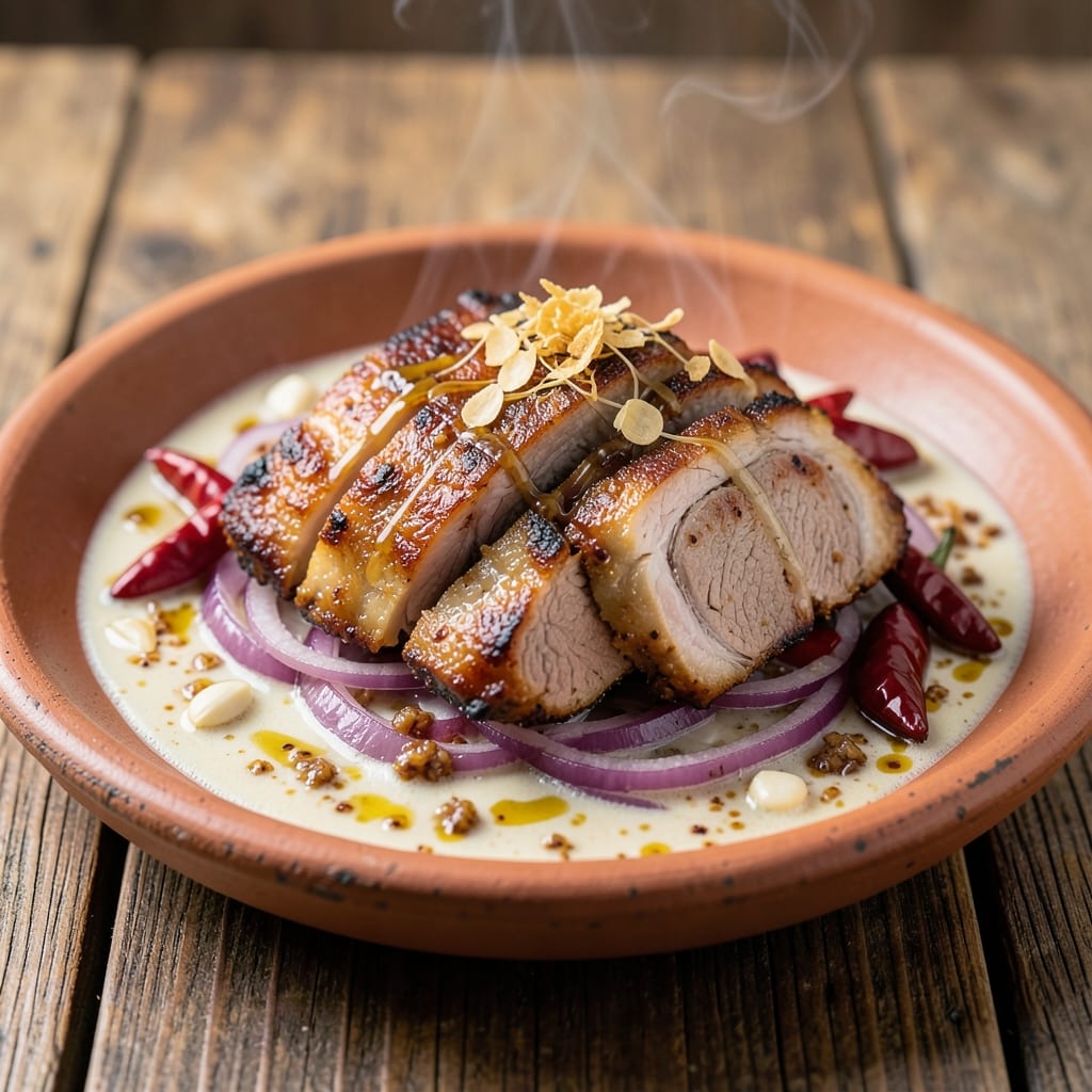 Bicol Express Pork Belly Recipe: Coconut Curry Simmered to Silky Perfection