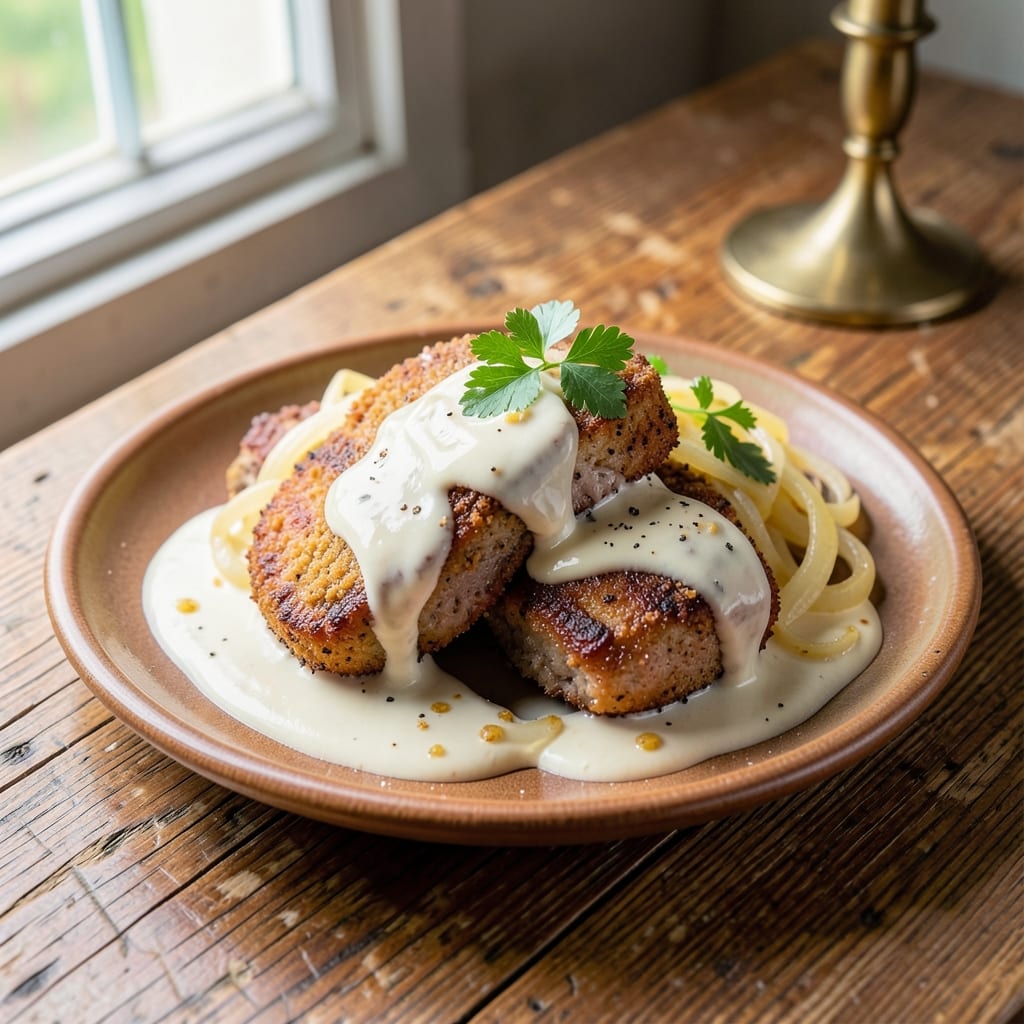 Big Daddy's Smothered Pork Chops Recipe: Onion-Gravy Blanket of Southern Comfort