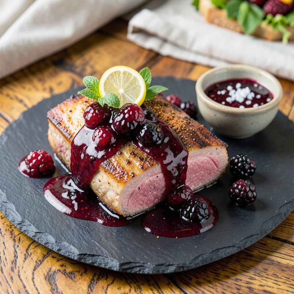 Blackberry Sauce Recipe for Pork: Balsamic-Blackberry Glaze That Caramelizes Edges