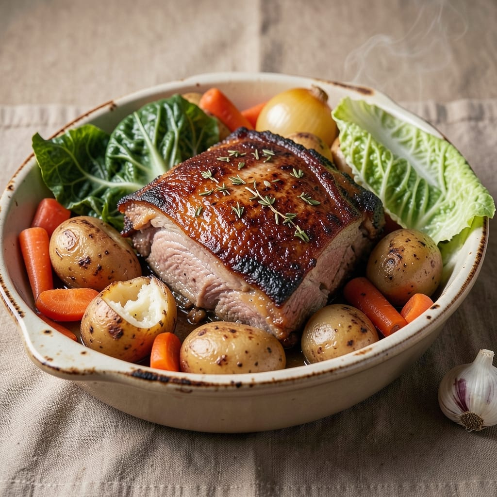 Boiled Dinner Recipe: Pork Shoulder Slow-Simmered to Fork-Tender Bliss
