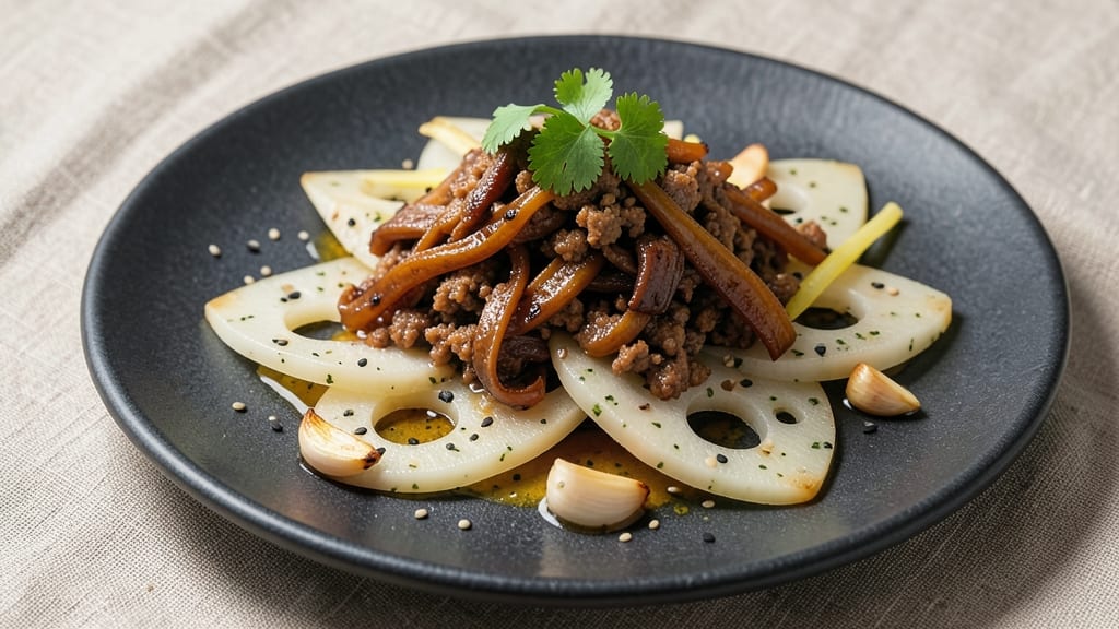 Minced Pork Lotus Root Recipe: Crisp-Tender Crunch With Silky Sauce