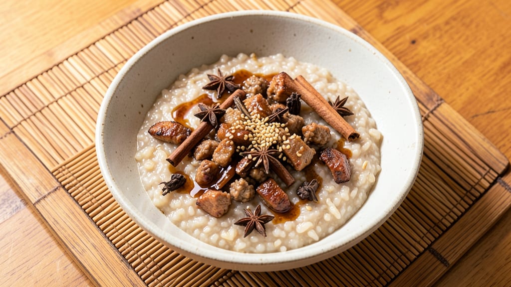 Minced Pork Porridge Recipe: Fragrant Five-Spice Rice Bowl With Silky Texture