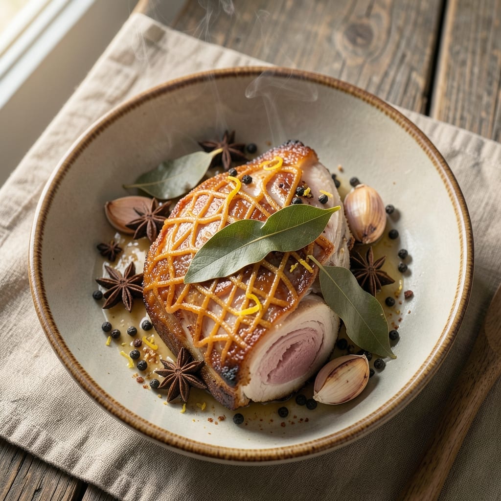 Boiled and Roasted Pork Belly Recipe: Crispy Bark, Silky Pink Magic