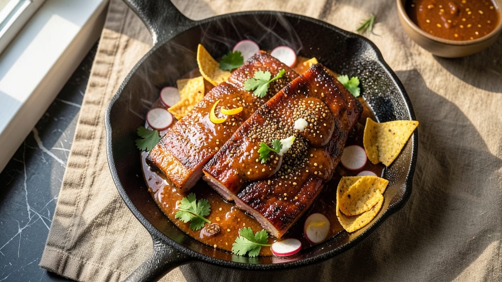 Mexican Pork Ribs Oven Recipe: Smoky Cumin-Crisped Ribs With Tangy Chipotle Glaze