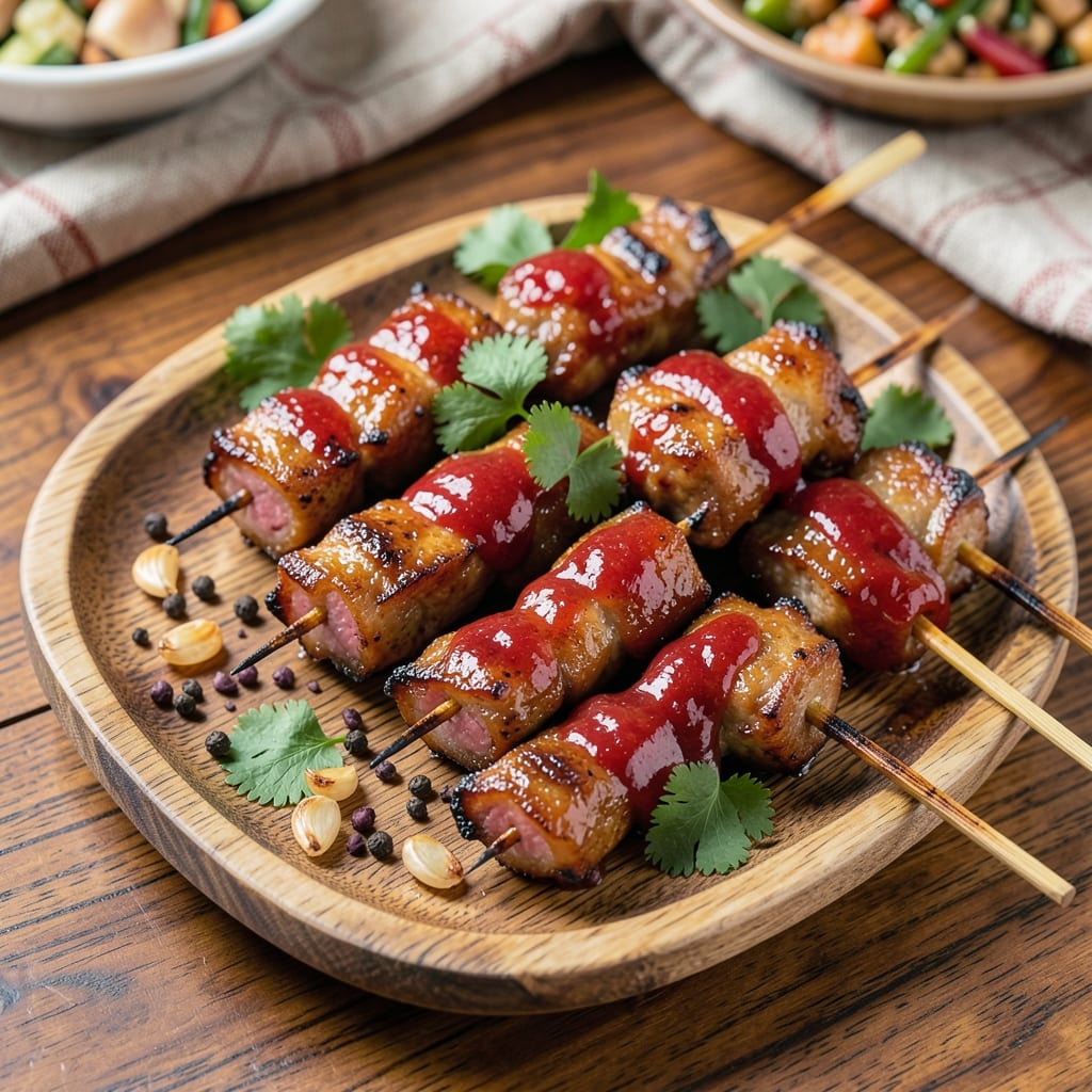 BBQ Pork Stick Filipino Recipe: Crispy-Skinned, Sweet-Savory Skewers