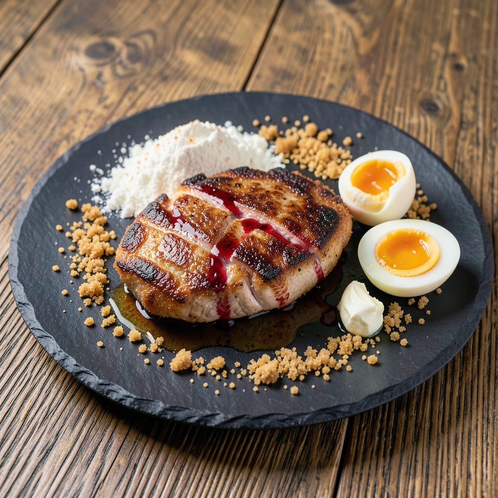 Bloodstained Pork Cutlet Recipe: Crispy Bark, Juicy Pink Magic