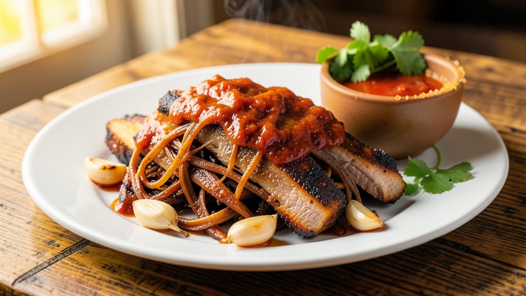 Mexican Pulled Pork Adobo Recipe: Smoky Chipotle Heat with Crispy Celery Crowns