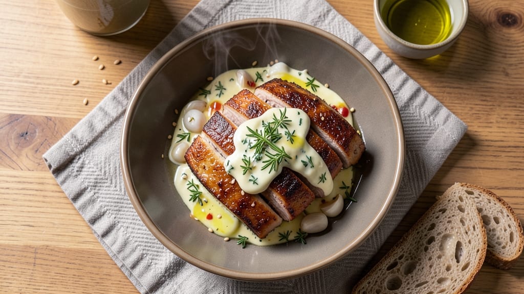Air Fried Pork Loin Recipe: Herb-Buttered Crust Meets Juicy Pink Centers