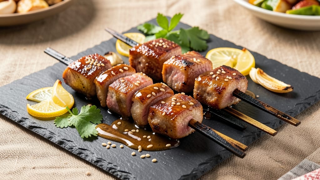 Asian Pork Kabobs Recipe: Sticky-Sweet Glaze and Charred Grill Magic