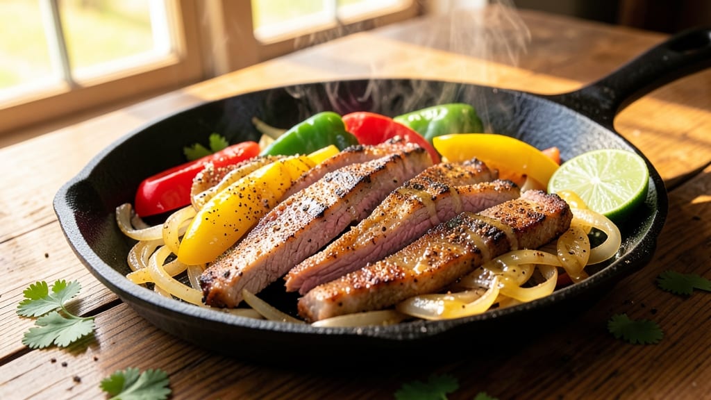 Mexican Pork Fajitas Recipe: Sizzling Skillet Magic in 25 Minutes