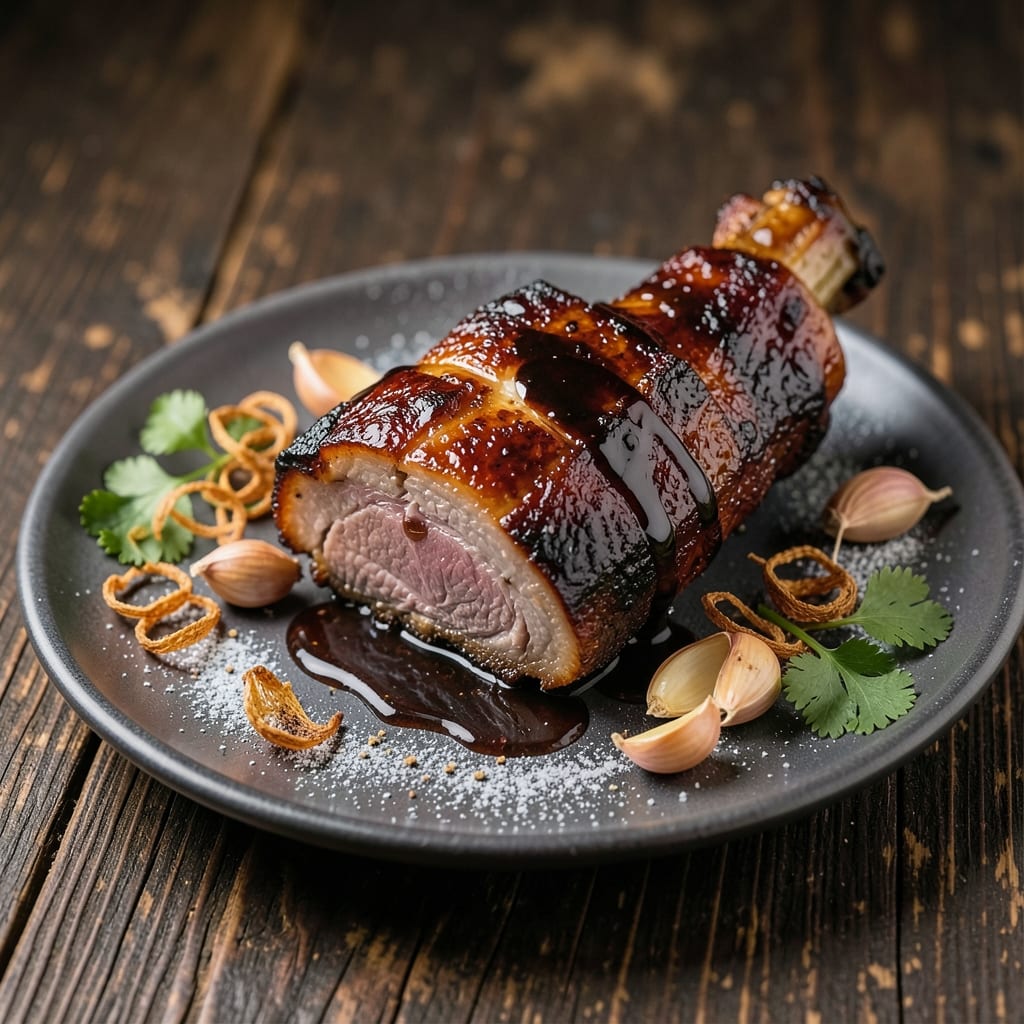Black Vinegar Pork Knuckle Recipe: Five-Spice Glazed Crackling With Deep Umami