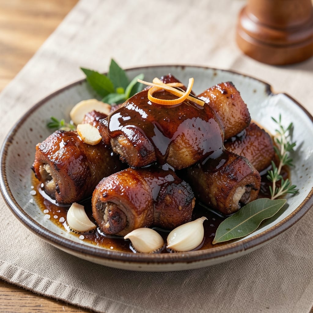 Black Sweet Vinegar Pork Trotters Recipe: Filipino-Style Braised Tenderness in One Pot
