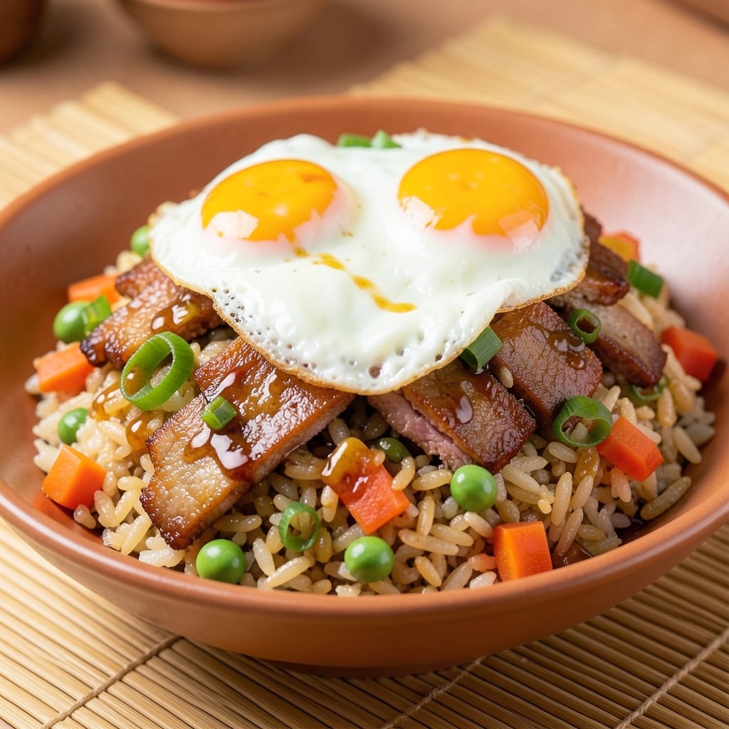 BBQ Pork Fried Rice Recipe: Chinese-Style One-Pan Flavor Bomb