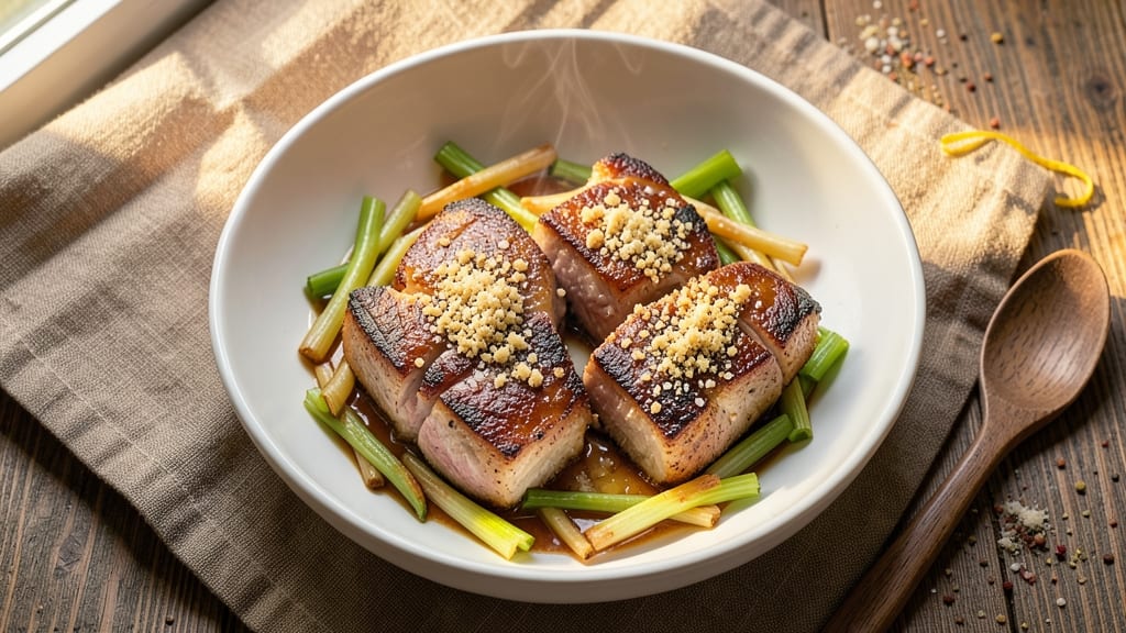 America's Test Kitchen Best Pork Chop Recipe: Celery Crown Crunch Over Rich Pan Gravy