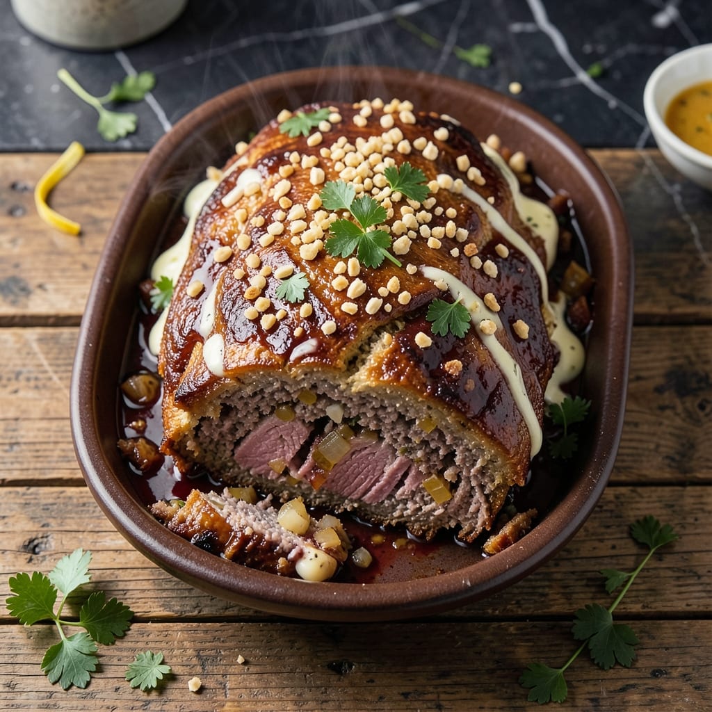 Beef Pork and Veal Meatloaf Recipe: Tri-Meat Harmony with Crispy Top