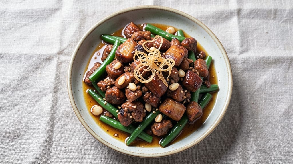 Minced Pork and Green Beans Chinese Recipe: Wok-Fried Umami Crunch in 15 Minutes