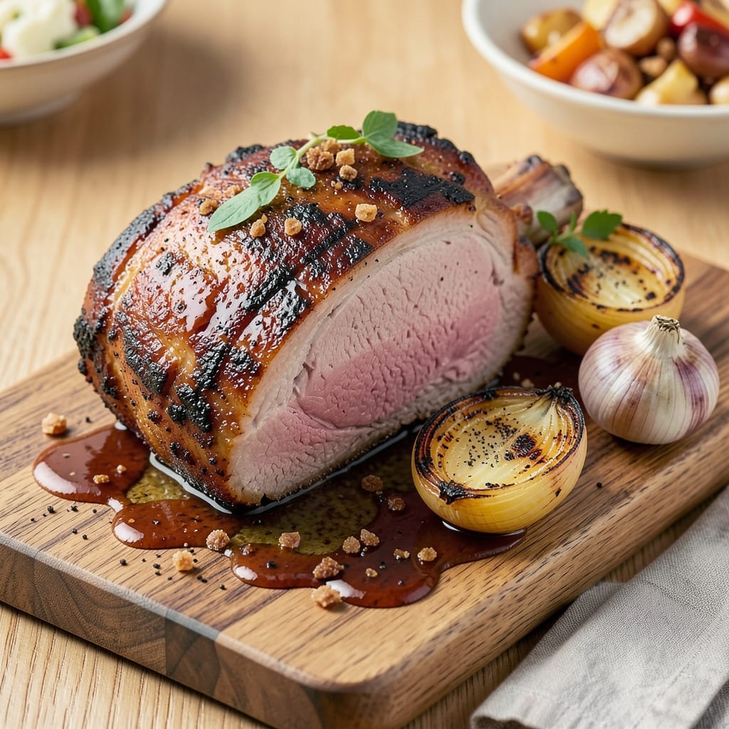 BBQ Bone-In Pork Shoulder Roast Recipe: Slow-Smoked Crust Meets Juicy Pink Magic