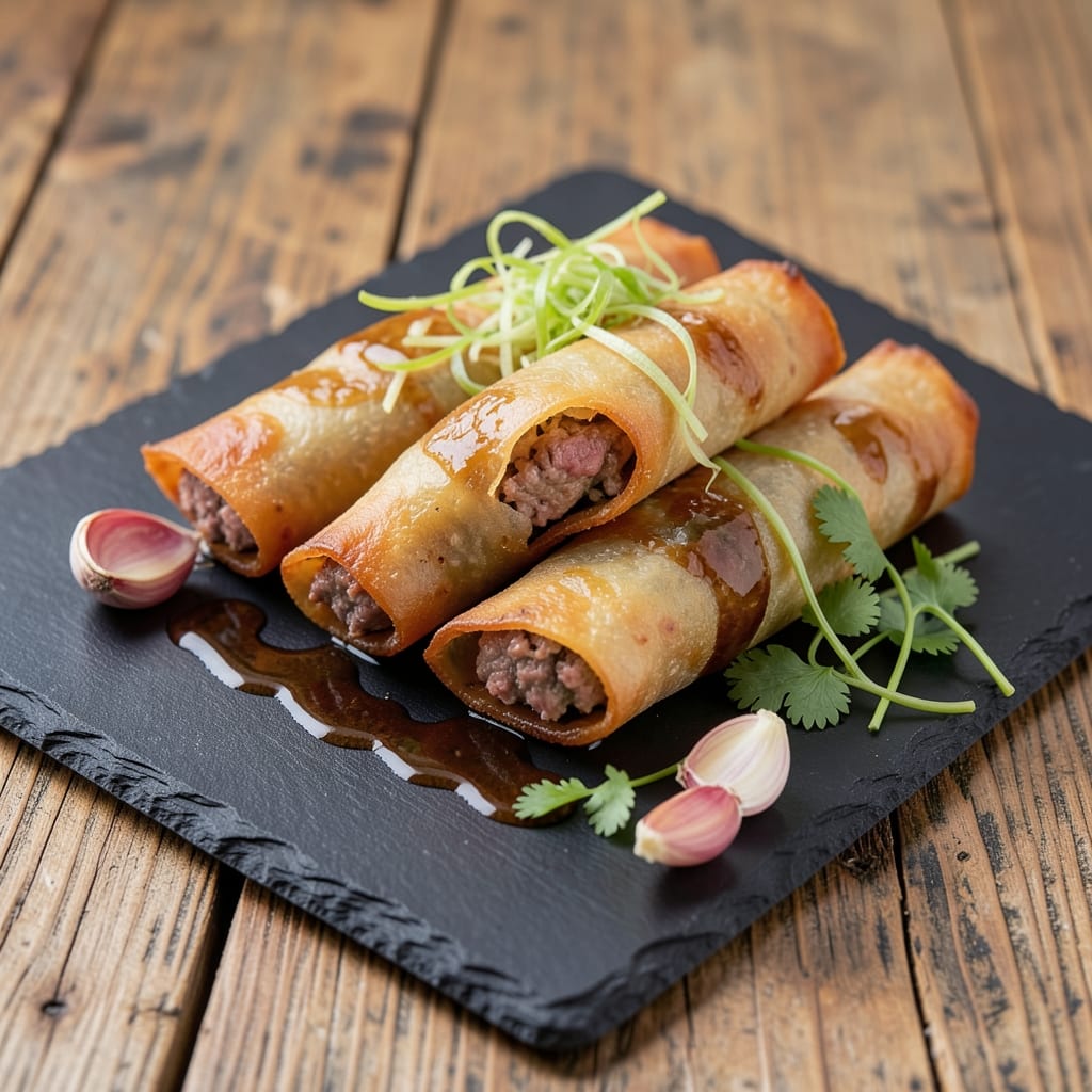 Beef and Pork Egg Rolls Recipe: Crispy Golden Bites with Savory Surprise