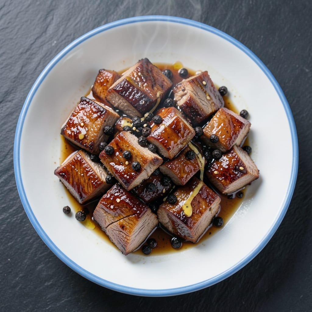 Black Pepper Pork Chinese Recipe: Wok-Seared Crispy Edges with Silky Interiors