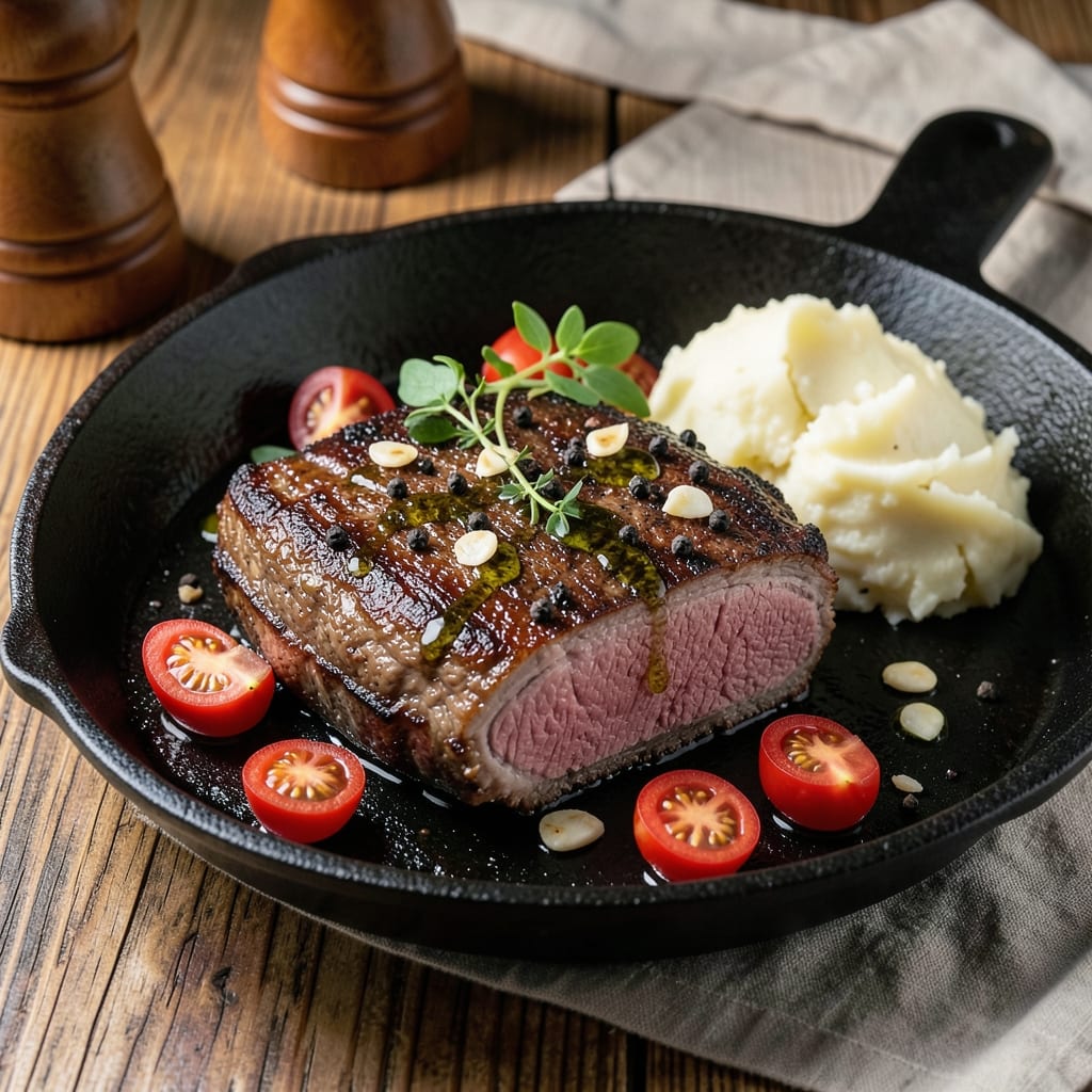 Blackstone Pork Steak Recipe: Cast-Iron Crisp With Juicy Pink Centers