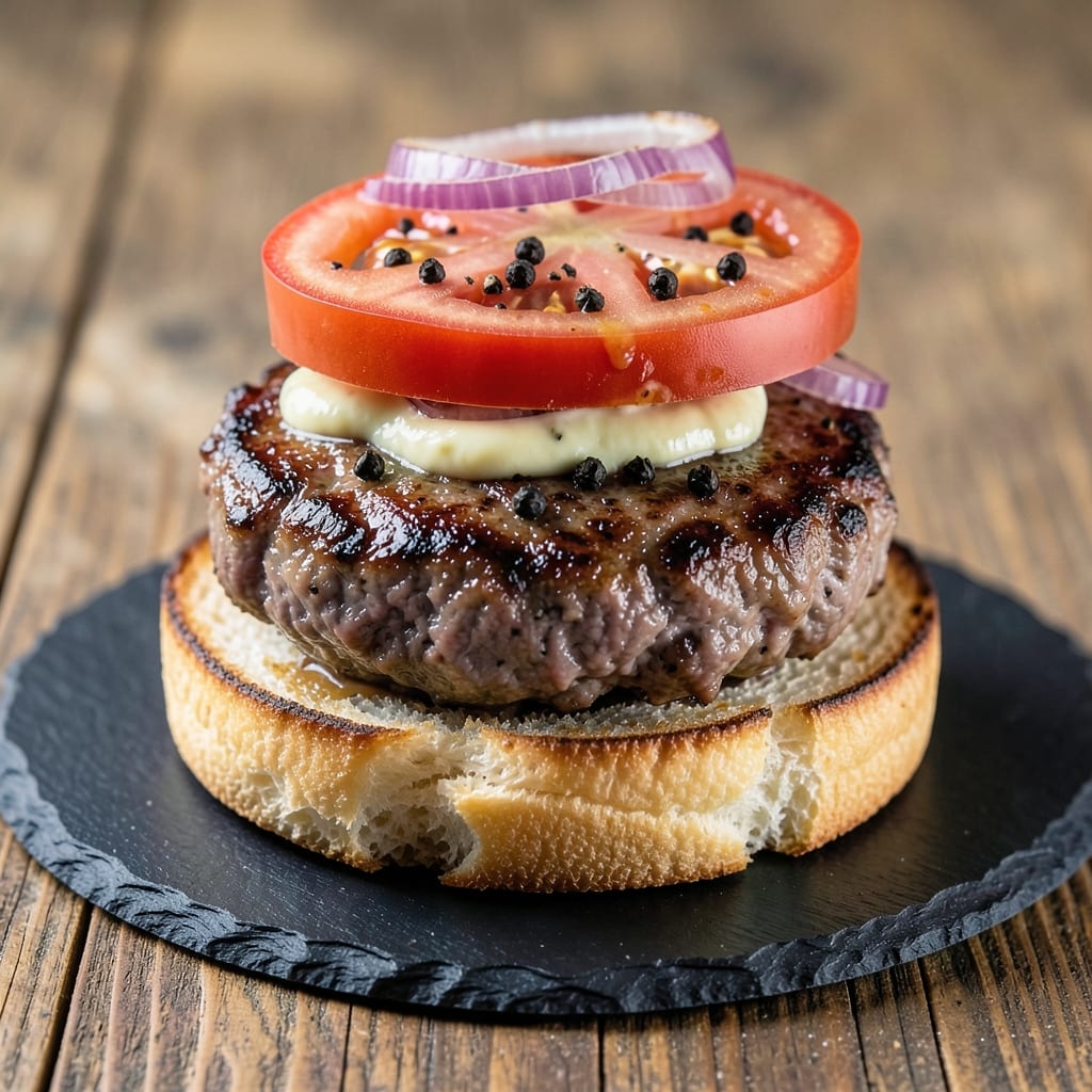 Beef and Pork Burger Patties Recipe: Juicy Dual-Meat Blend With Perfect Grill Marks