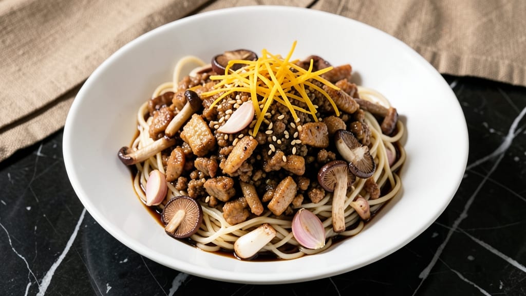 Minced Pork Mushroom Noodles Recipe: Savory Stir-Fry With Umami Depth and Silky Noodles