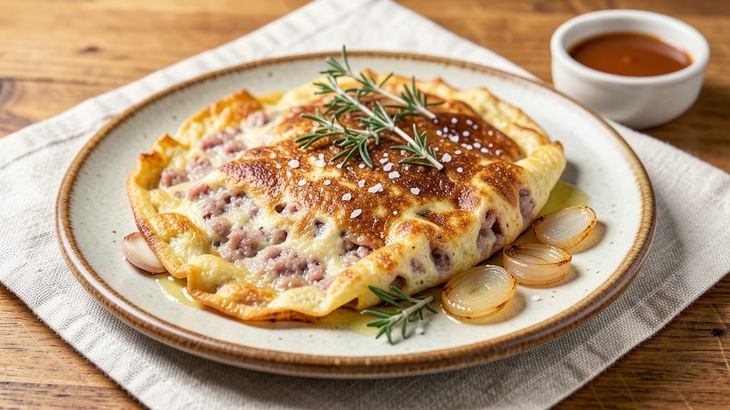 Minced Pork Omelette Recipe: Crispy Edges and Silky Egg Curds