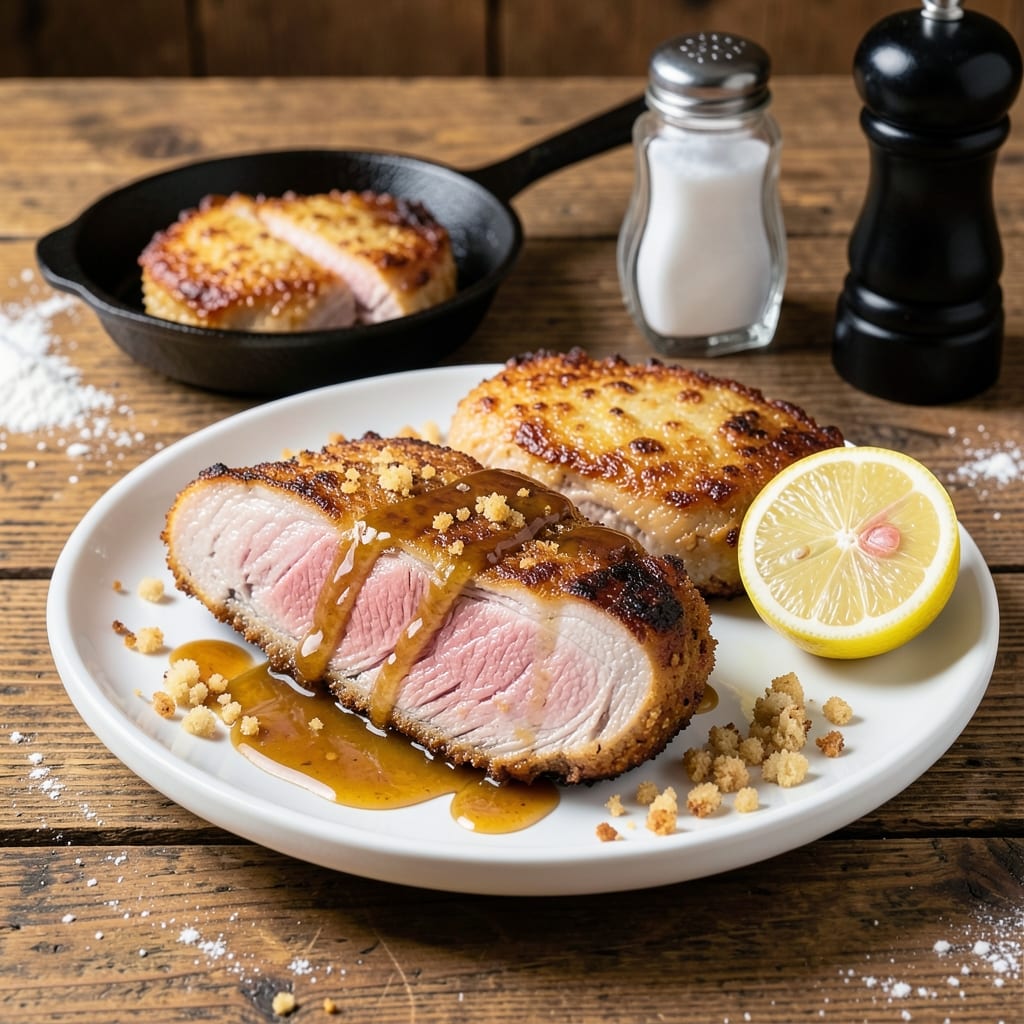 Best Pork Cutlet Recipe Ever: Pan-Seared Crust With Juicy Pink Centers
