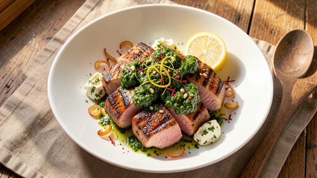 Mint Pork Chops Recipe: Herb-Infused Crisp With Juicy Pink Hearts