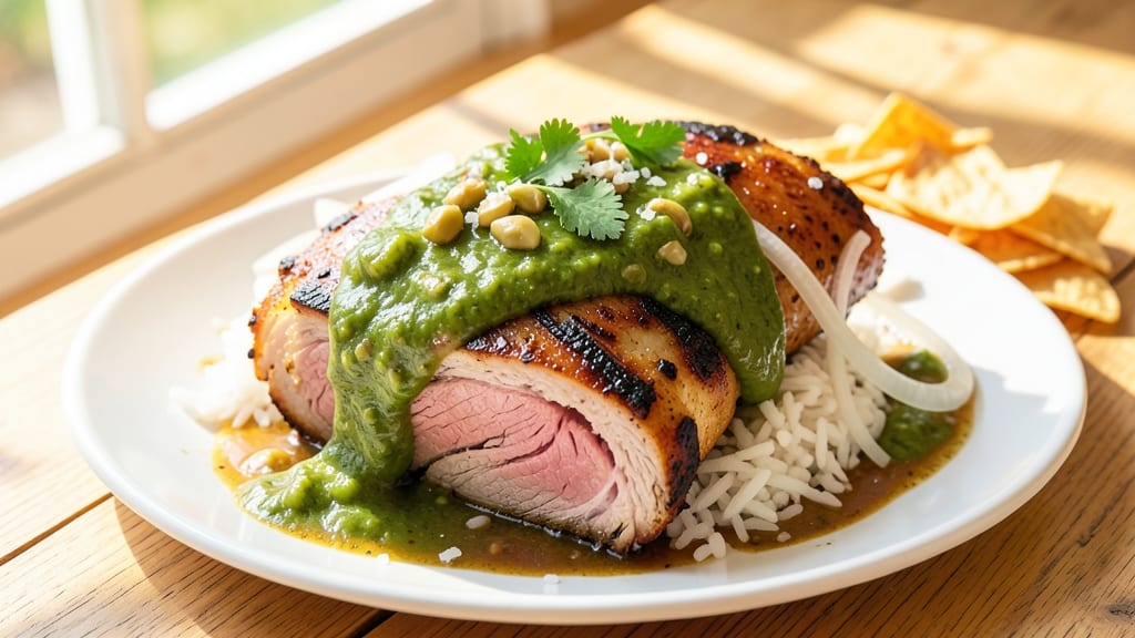 Mexican Pork Verde Recipe: Smoky Tomato-Chile Sauce With Crispy Edges