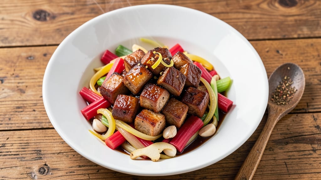 Ah So Pork Recipe: Korean-Inspired Stir-Fry with Celery Crown Crunch