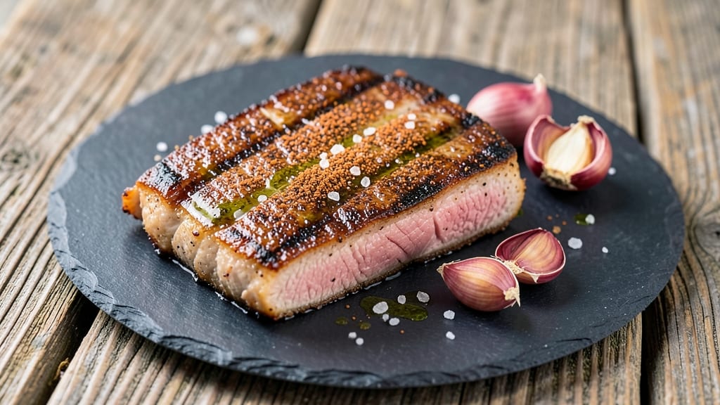 Delicious Grilled Pork Chop Recipe: Smoky-Grilled Crust and Juicy Pink Centers