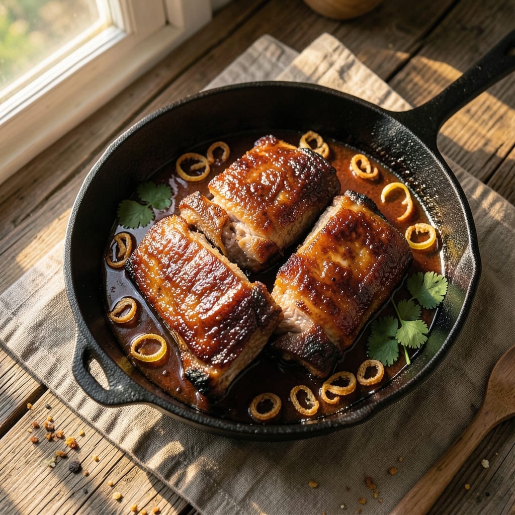 BBQ Pork Short Ribs Recipe: Oven-Braised to Caramelized Bark and Fork-Tender Core