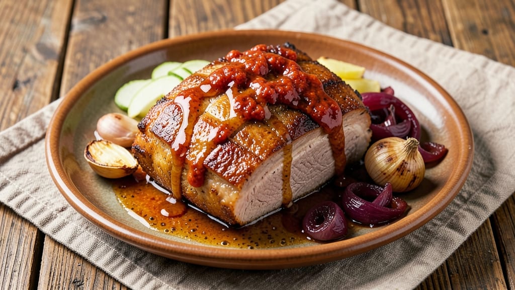 Alison Roman's Pork Shoulder Harissa Recipe: Spicy-Sweet Crisp-Crusted Masterpiece