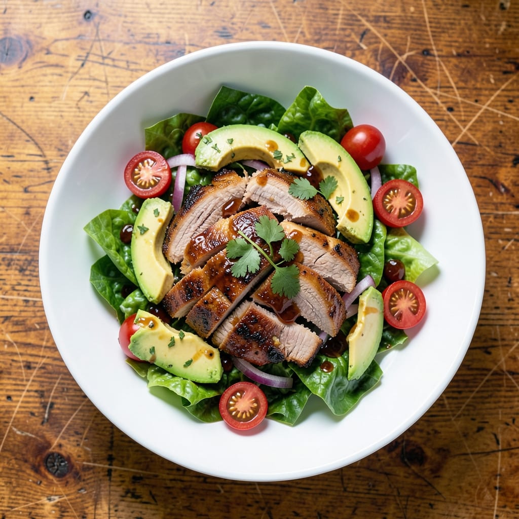 BBQ Pork Salad Recipe: Smoky-Sweet Bites With Crunchy Greens