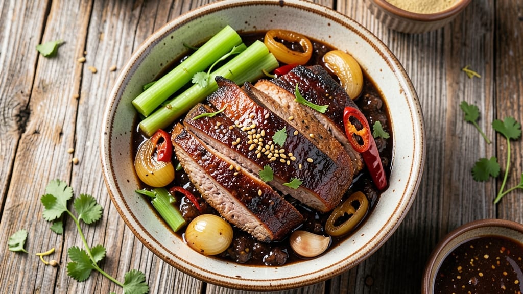 Mexican Pork Roast Slow Cooker Recipe: Smoky Chipotle-Cumin Shreds With Crispy Celery Crowns