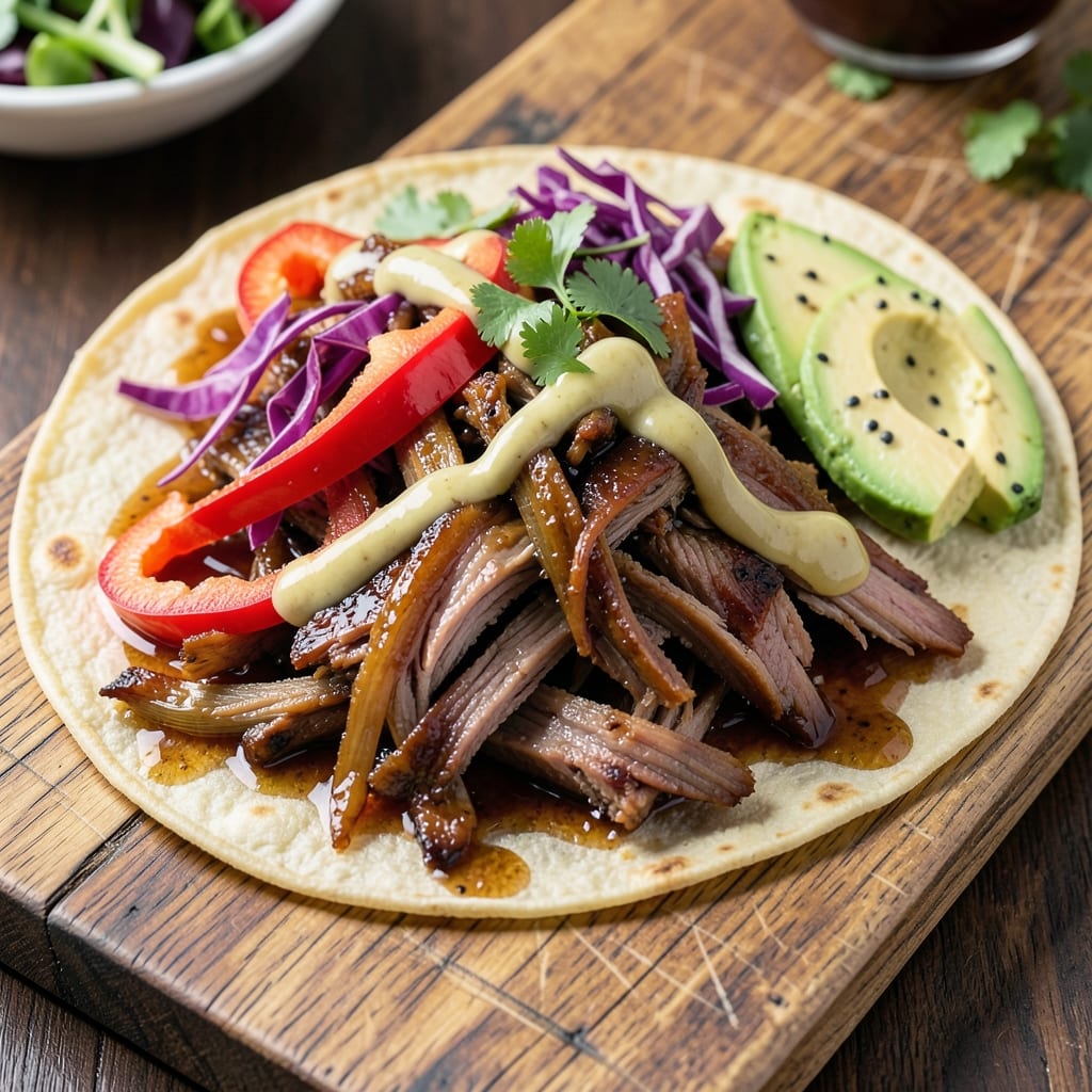 BBQ Pulled Pork Wraps Recipe: Smoky-Sweet Strands in 10 Minutes
