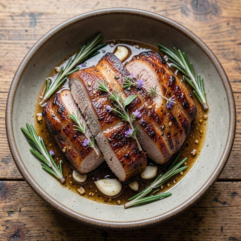 BBQ Pork Medallions Recipe: Pan-Seared Crispy Edges with Garlic-Herb Infusion