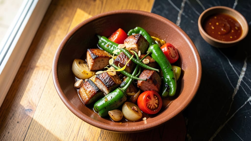 Mild Pork Green Chili Recipe: Smoky Green Sauce With Tender Pork Bites