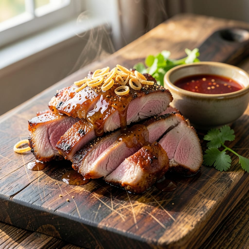 BBQ Pork Chinese Style Recipe: Charred Hoisin-Glazed Crispy Bites