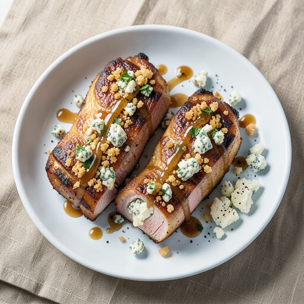 Blue Cheese Stuffed Pork Chops Recipe: Bold Blue Cheese Crunch in Every Bite