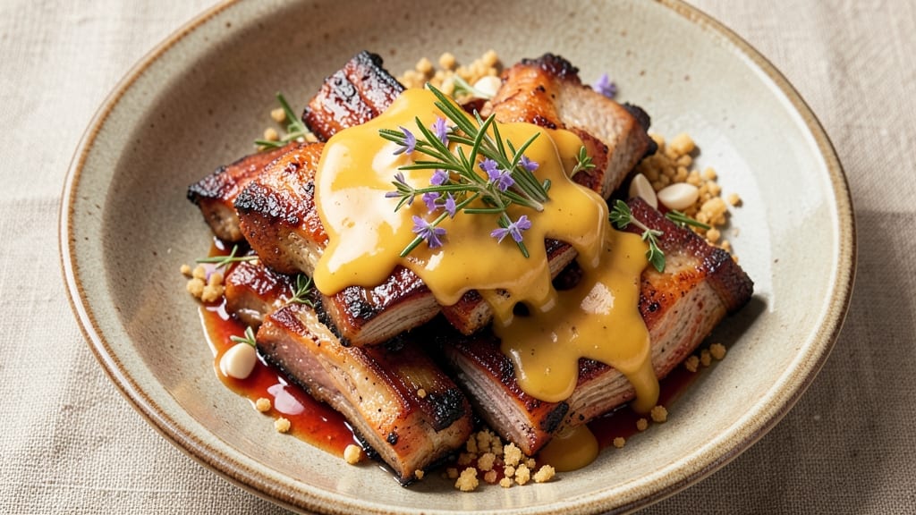 Mediterranean Pork Ribs Recipe: Lemon-Herb Marinated Crispy Edges