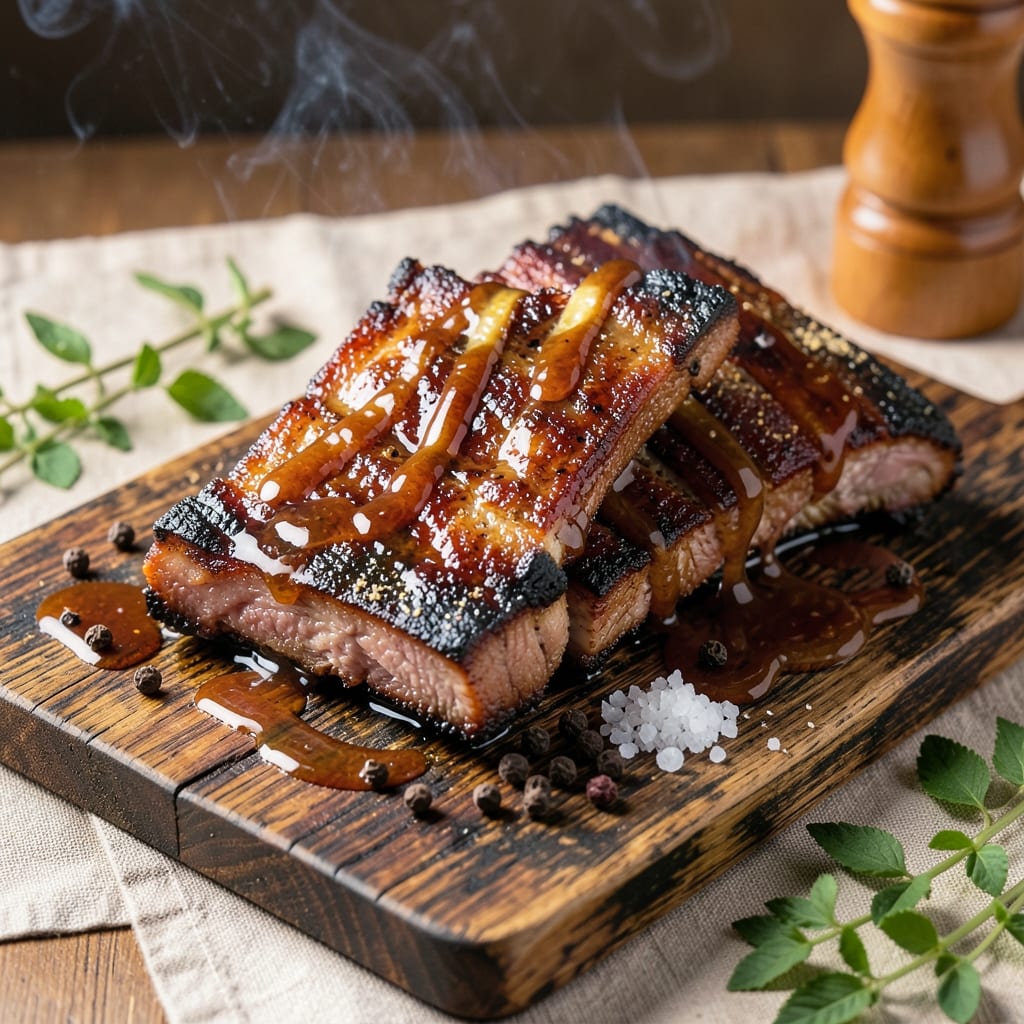 BBQ Pork Ribs Smoker Recipe: Smokehouse-Infused Bark and Fall-Off-Bone Meat